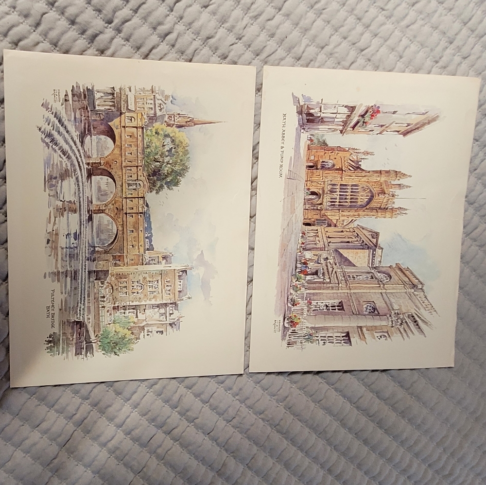 2 prints or water colors? Very nice either way